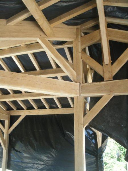 Charpente en chêne à La Trebesse (79)